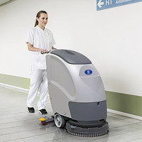 Nettoyeur de sols commercial automatique CleanHorse M10, 530 mm, monodisque, autoporté, pour le nettoyage des entrepôts