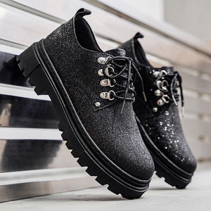 Nouvelles chaussures décontractées basses pour hommes, style coréen et britannique, respirantes, en PVC monocouche, polyvalentes et tendance pour jeunes - Product Image 3