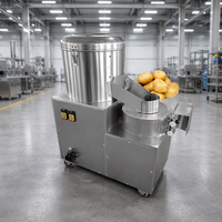 FUCHUANGUI Machine à éplucher les pommes de terre, petite éplucheuse pour cuisine et cantine, machine de nettoyage pour pommes de terre, taro et patates douces