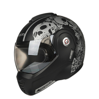 Casques de moto modulaires ABS 702 Top pour adultes, casque modulable rabattable, casque de moto