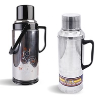 Thermos isothermes géants en verre NiceOne, thermos en acier inoxydable