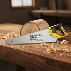 Sierra de mano Stanley Jetcut de 450 mm (18 pulgadas) con dientes finos para cortar madera - Product Image 3