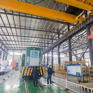 500 Ton Railway Wheel Axle Horizontal Press For Railway Coal Train Ship Disassembly And Assembly Floor Mounted Hydraulic Press