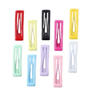 Pinces à cheveux rectangulaires 6 cm en alliage, clip BB coloré arc-en-ciel pour femmes, usage quotidien - Product Image 5