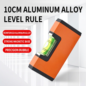 Nivel de aluminio de 100 mm con imán fuerte, mini nivel para carpintería, fontanería y bricolaje. - Product Image 3