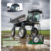 Pulvérisateur agricole automoteur à flèche pour tracteur, pulvérisateur de pesticides sur roues
