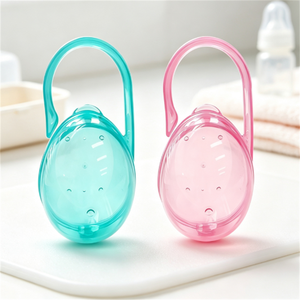 Ortable PP Baby Pacifier Case with Hook, Dustproof Soother <strong>Dummy</strong> Storage <strong>Box</strong> for Outdoor Travel Container - Product Image 2