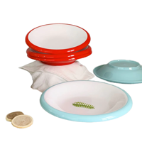 Verstärktes Langlebiges Melamin-Geschirr-Set Lebensmittelecht BPA-Frei Minimalistisches Design Tiefes Stapelbares Party-Serviergeschirr