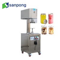 Machine semi-automatique de cachetage de bidon en plastique de preuve de fuite pour le cachetage de bidon en plastique d'écrou/casse-croûte/boisson/jus
