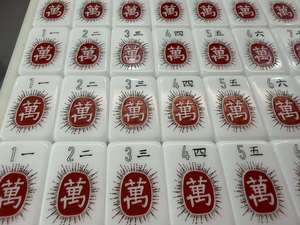 Heron Luxury Mahjong Set-Real Photos-Themed Eco-Friendly White Porcelain Tiles with Folding Metal Legs Ship Anytime - Product Image 2