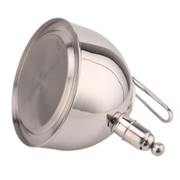 Bouilloire sifflante de cuisinière, conception durable et résistante à la chaleur compatible avec l'induction en acier inoxydable