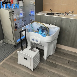 อ่างสระผมเคลื่อนที่ Kisen Bac Station Head Spa แบบพกพา ไม่ต้องใช้ท่อ พร้อมถังเก็บน้ำ 2 ถัง ใช้งานง่าย - Product Image 4