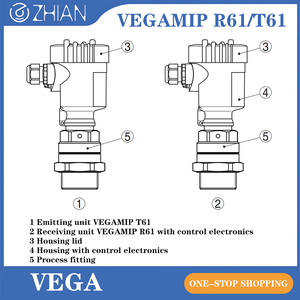 Interrupteur de limite pour micro-ondes VEGAMIP R61, Interrupteur de niveau complet pour micro-ondes VEGAMIP T61, Capteur de seuil pour micro-ondes - Product Image 5