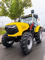 Tracteur agricole 4x4 de 150 CV avec cabine climatisée, moteur Weichai, transmission par engrenages pour la culture agricole
