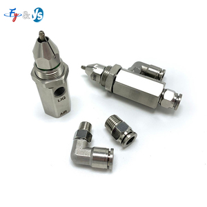 Đầu phun khí siêu âm bằng thép không gỉ 304SS chất lượng cao, đầu phun sương khô SK508, đầu phun trộn khí nước - Product Image 4