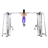 Machine de musculation à câbles croisés réglable, système de poulies double fonction pour la maison, la salle de sport et l'entraînement de force commercial