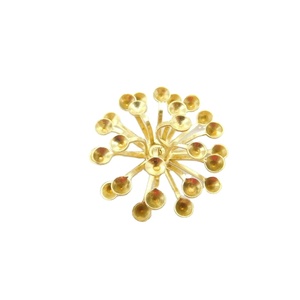 Estambres y centros de flor de cobre hechos a mano de tres capas para fabricación de joyas, venta al por mayor, personalizables de fábrica - Product Image 1