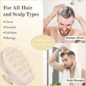 Hot Selling Massage Reinigung Haar Bad Dusche Shampoo Bürste Kopfhaut Massage gerät Shampoo Bürste Haar für Kopfhaut Peeling für Schuppen