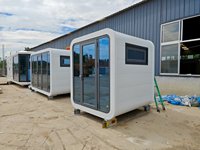 Maison conteneur pliable avec conception de transport compacte et installation rapide pour solutions d'hébergement temporaire