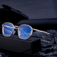 Lunettes de soleil tendance Partagas en métal carré avec charnière à ressort, protection UV400, personnalisables avec logo, pour hommes et femmes
