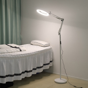 Demi Lune Beauté Lampe Dimmable Réglable Hauteur <span class=keywords><strong>Cils</strong></span> Tatouage Travail Lampe De Table Sourcil Tatouage Lampadaire Éclairage Photographique - Product Image 2