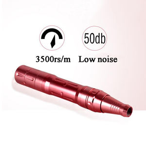 Ametralladora Microblading de <span class=keywords><strong>tatuaje</strong></span> de plata y oro rosa de alta calidad, funciona con batería para cejas, labios, tatuajes, <span class=keywords><strong>academia</strong></span> de entrenamiento - Product Image 4