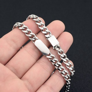 2026 New Simple Niche Design Geometric <b>Chain</b> Necklace <b>Titanium</b> Steel Silver Plated Unisex's Necklaces Fashion Jewelry Wholesale - Product Image 2