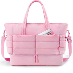 Bolsa de Gimnasio Ligera para Mujer, Bolsa de Viaje Plegable, Bolsa de Mano, Bolsa de Lona con Estampado Personalizado, Nueva Bolsa de Viaje Doble Acolchada - Product Image 6