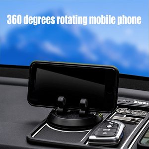 Support de téléphone pour tableau de bord de voiture, coussin antidérapant, support de téléphone portable GPS dans la voiture, support lumineux dans le noir avec numéro de stationnement - Product Image 4