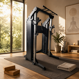 Machine à poulies double réglable professionnelle, appareil de <span class=keywords><strong>musculation</strong></span> multifonctionnel à câbles pour l'entraînement complet du corps, crossover de poitrine et d'épaules - Product Image 4