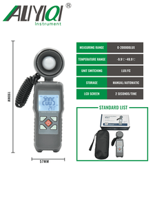 1010C + Medidor de Lux de luz digital Iluminómetro portátil 999,9/99999/19999 X10LUx Rango Potencia electrónica 1 año de garantía Continuidad - Product Image 6