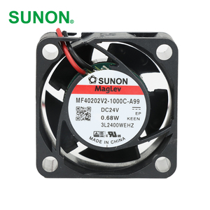 Ventilateur axial SUNON MF40202V2-1000C-A99 électrique 40x40x20mm 24VDC 0.68W 25mA 5000RPM 7.7CFM à roulement à billes pour armoire et onduleur - Product Image 1