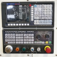 Torno horizontal CNC de alta precisión CK6163, completamente automático, con sistema de control Fanuc GSK opcional.