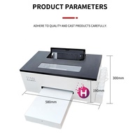 Mesin Printer DTF Ukuran A4 Kecil Baru untuk Pencetakan Film Heat Press pada Kaos, Baju, Pakaian, dan Kain