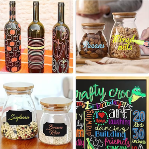 Marcadores de Tiza Líquida de 46 Colores con Punta Oblicua, de Colores Brillantes, Borrables y Sin Polvo, de Fábrica - Product Image 6