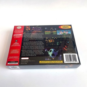 USA NTSC Zelldaa Major Mask Box Retro 64 Bit <b>Game</b> Consoles English Thick Cardboard with Tray <b>Game</b> Cartridge Replacement for N64 - Product Image 4