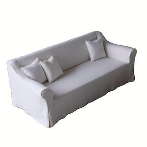 Sofá de Tela de Lino Desmontable y Lavable para Sala de Estar, Estilo Wabi Sabai, Individual, Doble, Triple, Personalizable para Casa de Huéspedes, Estilo Nórdico Europeo - Product Image 1