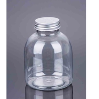 13.5oz PlasticJuice Bouteille Jetable Bubble Tea Bottle Boston Jar Milkshake Plastique pour Boissons Boisson 380ml PET