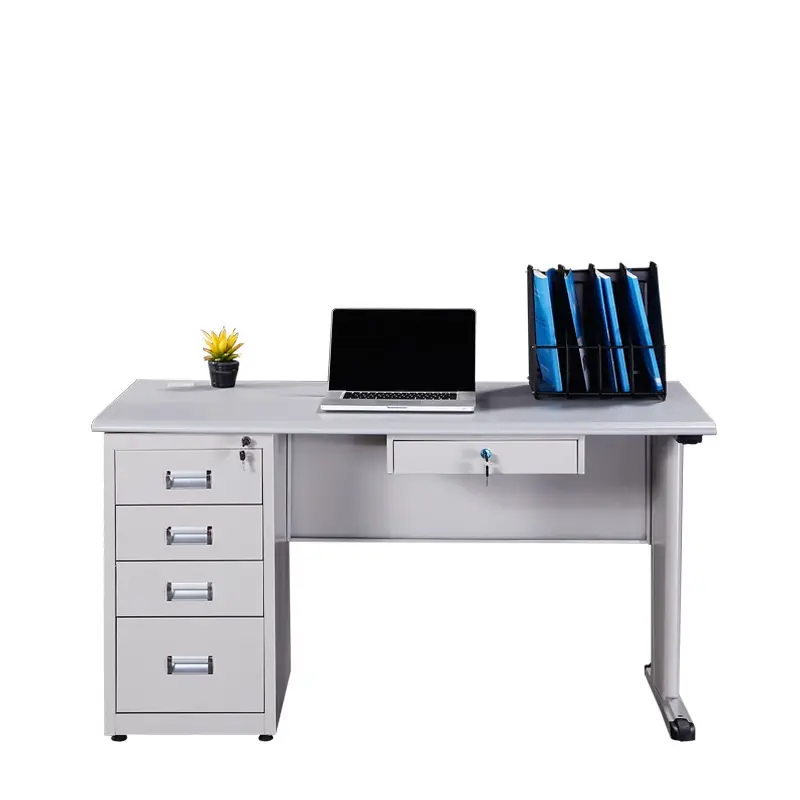 Designer panel simple stainless steel pipe desk with desk tube
