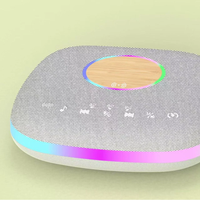 Nouveau produit : Lampe RGB à charge rapide sans fil 15W, haut-parleur intelligent de bureau avec Airplay, bruit blanc, Bluetooth sans fil - Nouveau produit