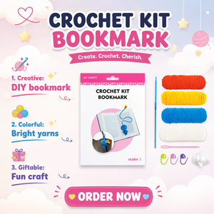 Kit de Ganchillo para Hacer Marcapáginas con Diseño de Diablo, Kit de Manualidades <span class=keywords><strong>Amigurumi</strong></span> Hecho a Mano para Principiantes, Marca VOSAN, para Mayores de 7 Años - Product Image 2