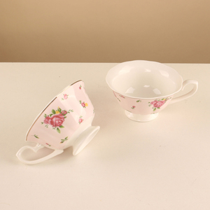 Coffret cadeau, nouvelle tasse à thé en porcelaine, ensembles de tasses vintage pour <span class=keywords><strong>café</strong></span> et thé - Product Image 5