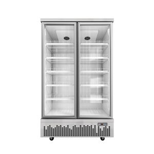 Congélateur commercial à 2 portes pour fruits de mer / pâtisseries / charcuterie, vitrine réfrigérée - Product Image 5