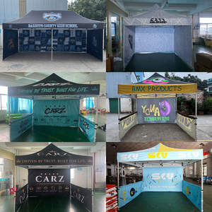 Tente de réception publicitaire pop-up robuste 3x3 m pour événements sportifs, impression personnalisée directe usine - Product Image 2