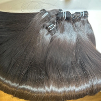 Cabello Humano Chino Virgen Sin Procesar, Grado 15A, Mechones Dobles Cosidos a Máquina, Suaves y Brillantes, Todos los Colores, Venta al Por Mayor