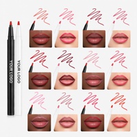 Crayon à lèvres liquide vegan, teinte longue tenue pour influenceurs de beauté tendance, stylo teinté anti-bavures, hydratant et illuminateur de précision