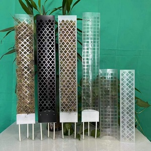 Piquets de soutien pour plantes en mousse de sphagnum en plastique PP ultra transparent 6*73CM, écologiques, base d'escalade pour Monstera - Product Image 1