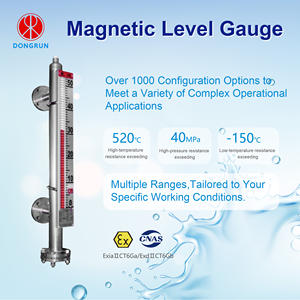 자기장 표시기 플라스틱 레버 게이지(저유량 센서 포함) 300-15000mm 범위, 10mm 정확도 - Product Image 2