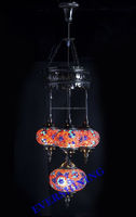 Lampe suspendue turque de décoration, 4 lumières, lustre turc en mosaïque