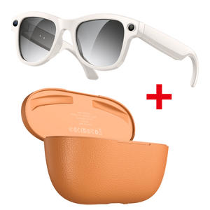 Lunettes intelligentes Partagas M02 Ultra Black Full Frame avec lentilles TAC, étui de charge intégré, Bluetooth et caméra IA - Product Image 2